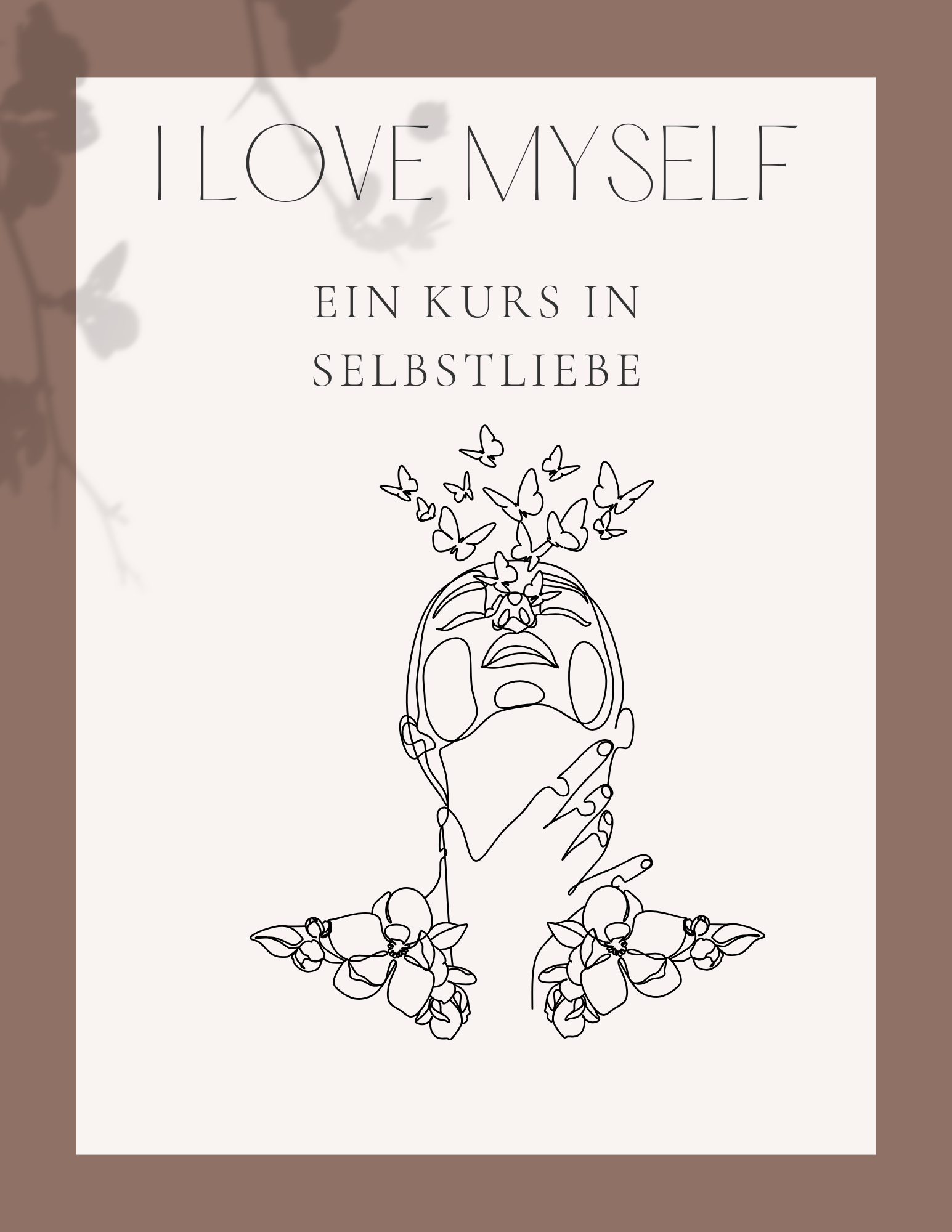 Beige And Brown Modern Self-Care Journaling Workbook